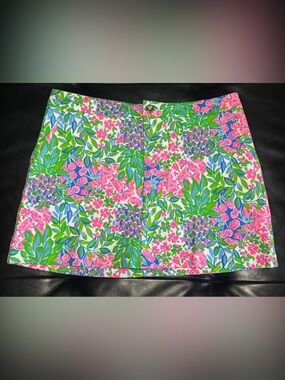 Lilly Pulitzer COLETTE KNIT SKORT cherry on top size 8